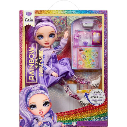 Rainbow High Sparkle & Shine Viola doll Nerdscape