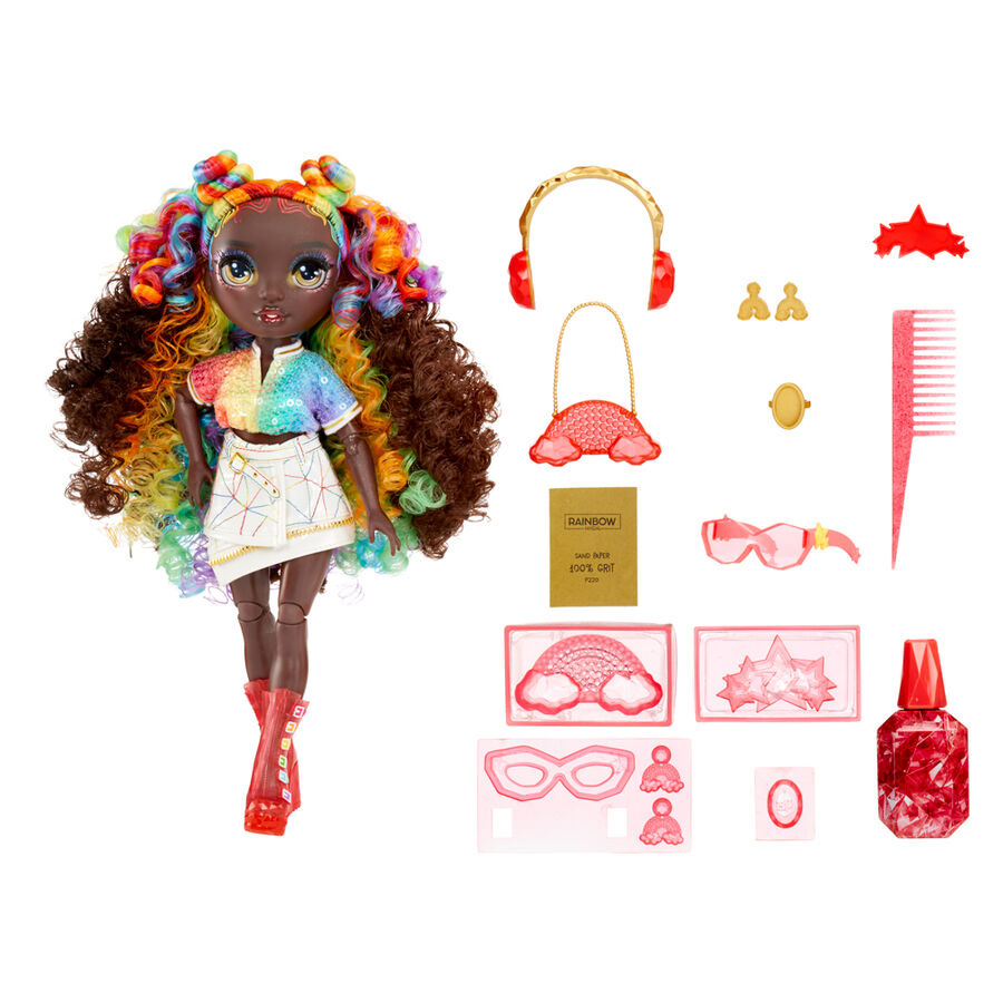Rainbow High Crystal Fashion Iris doll Nerdscape