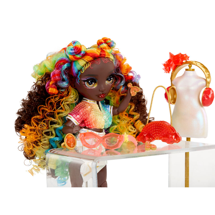 Rainbow High Crystal Fashion Iris doll Nerdscape