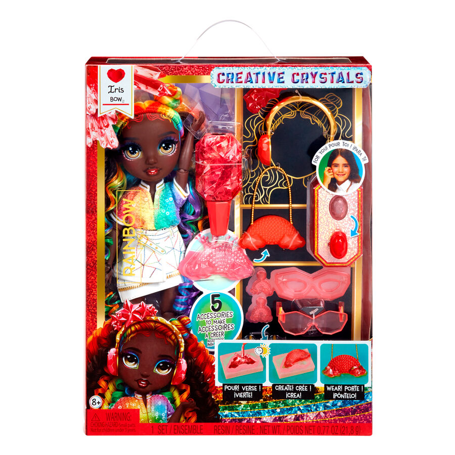 Rainbow High Crystal Fashion Iris doll Nerdscape