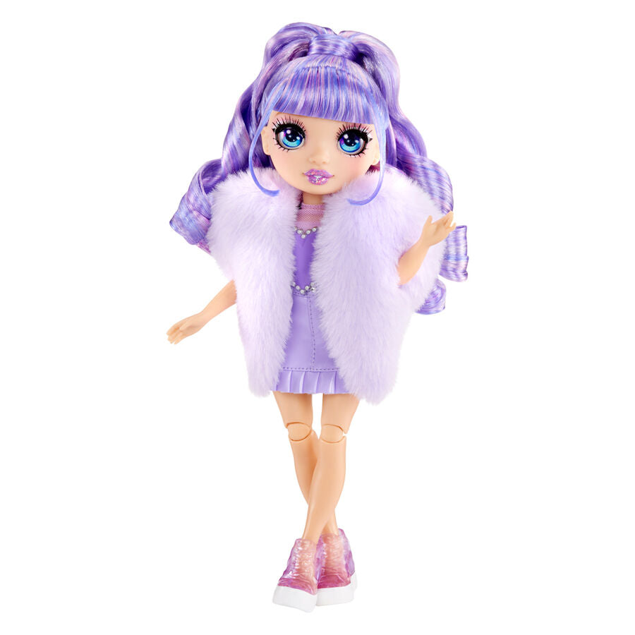 Rainbow High Crystal Fashion Violet doll Nerdscape