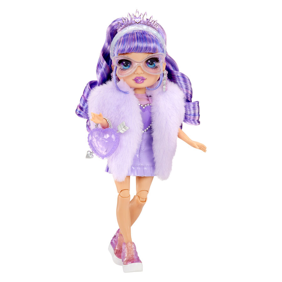 Rainbow High Crystal Fashion Violet doll Nerdscape