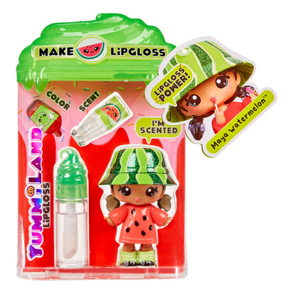 Yummiland assorted Mini doll + lip gloss