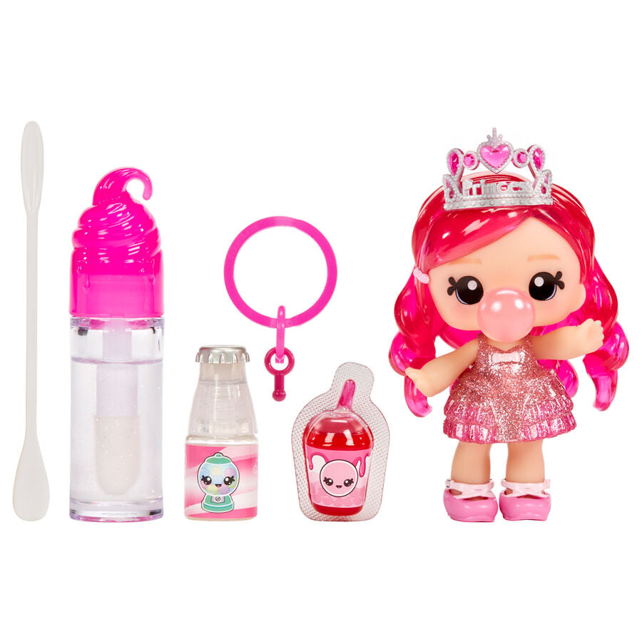 Yummiland assorted Mini doll + lip gloss