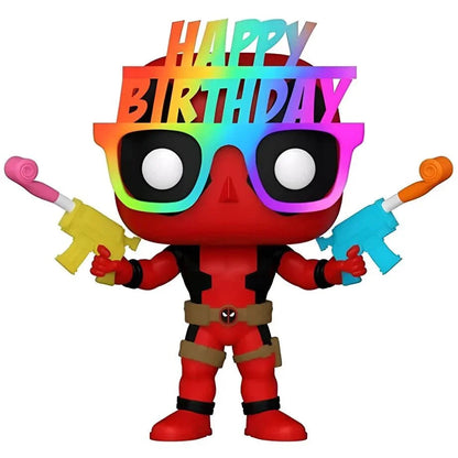 POP figure Marvel Deadpool 30th Birthday Hat Deadpool Exclusive Nerdscape