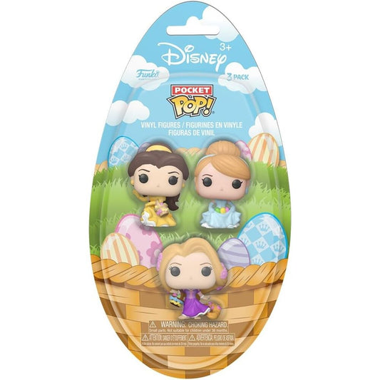 Blister Pocket POP contenant 3 figurines Princesses Disney de Pâques