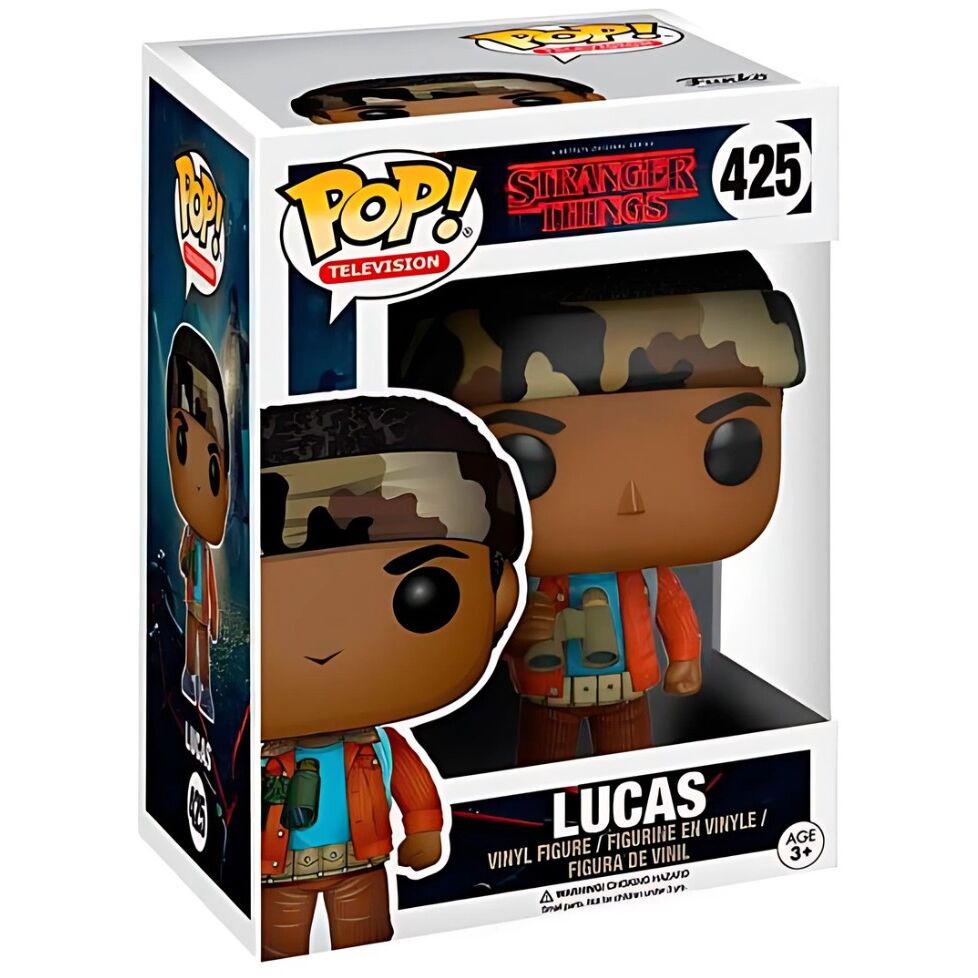 POP figure Stranger Things Lucas with Binoculars