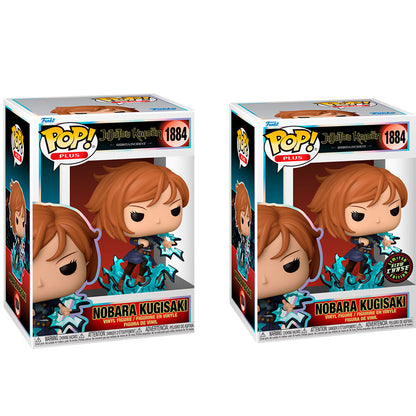 Funko Pop! Jujutsu Kaisen Nobara Kugisaki 5 + 1 Chase - Figura da Collezione Vinyl Nerdscape