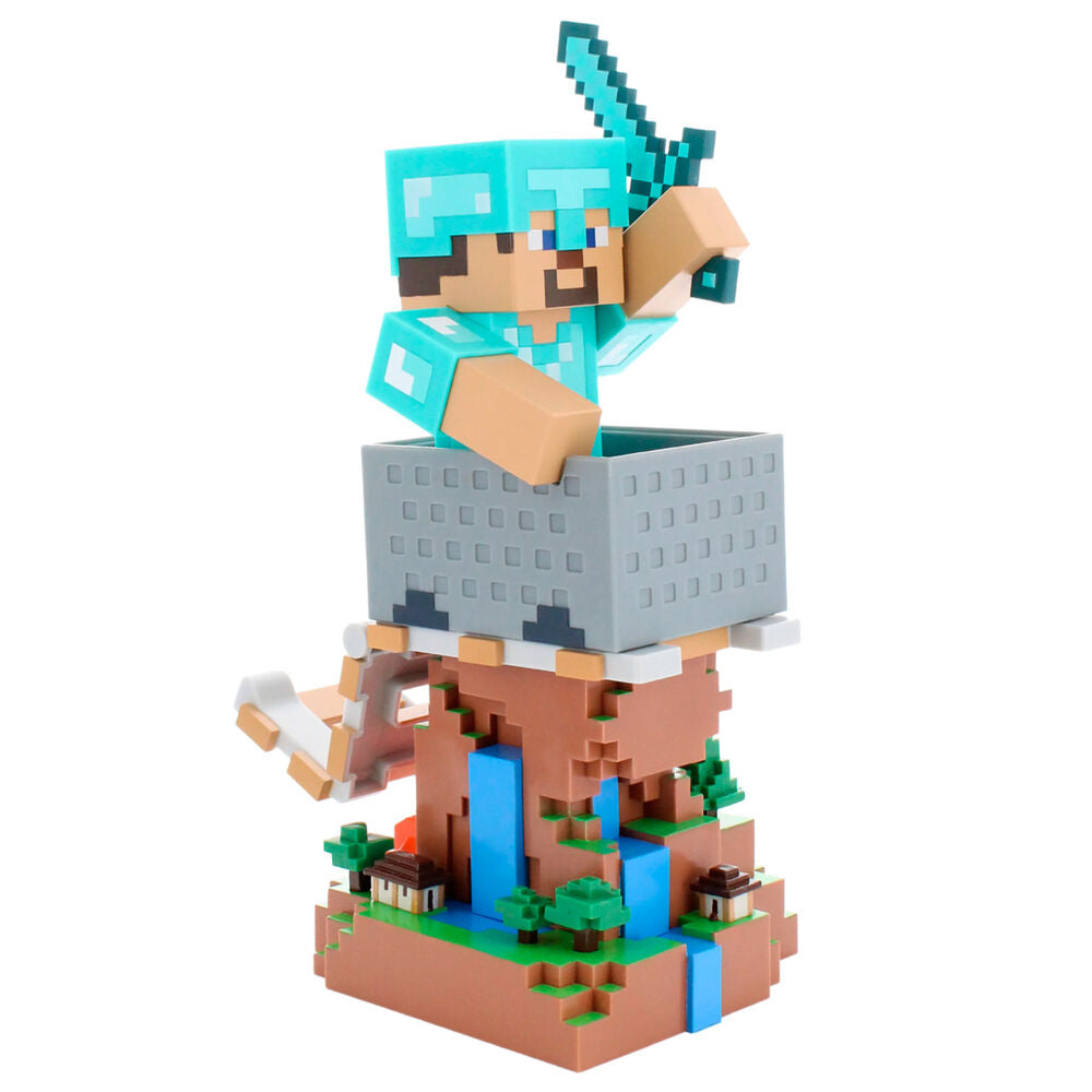 Minecraft Diamond Steve Cable guy 20cm Nerdscape