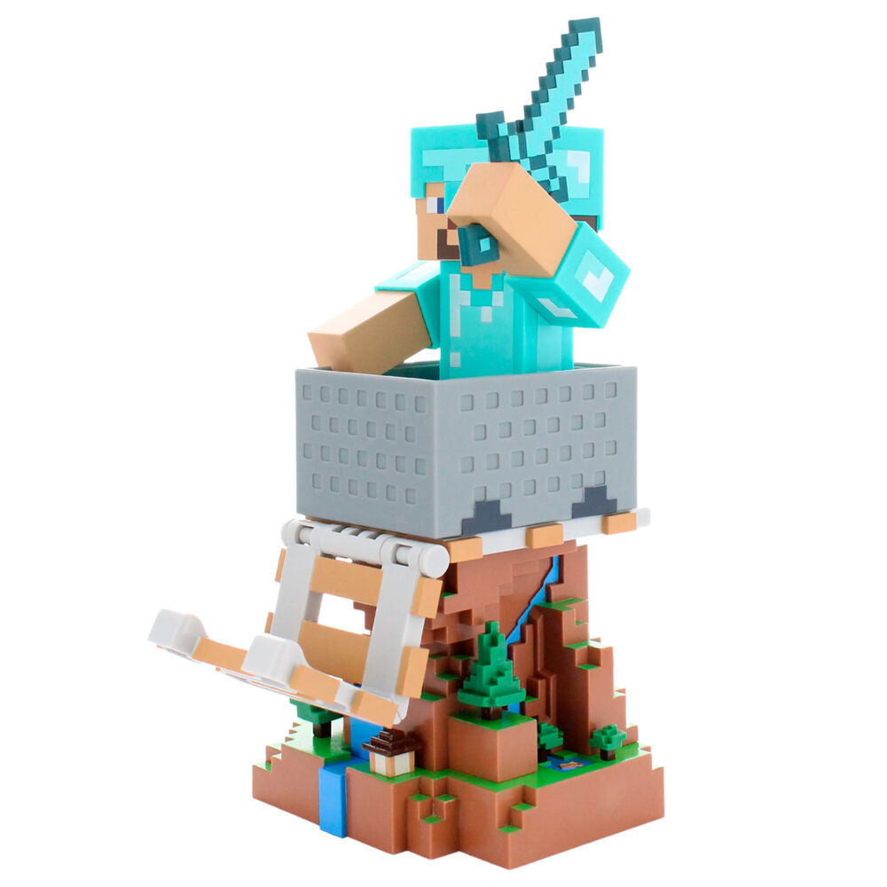 Minecraft Diamond Steve Cable guy 20cm Nerdscape