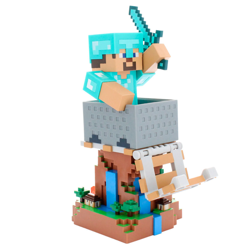 Minecraft Diamond Steve Cable guy 20cm Nerdscape