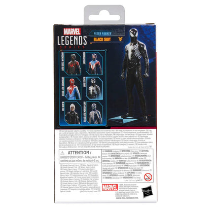 Marvel Legends Spider-Man Peter Parker Black Suit Figura da Collezione 15cm - Nerdscape Nerdscape
