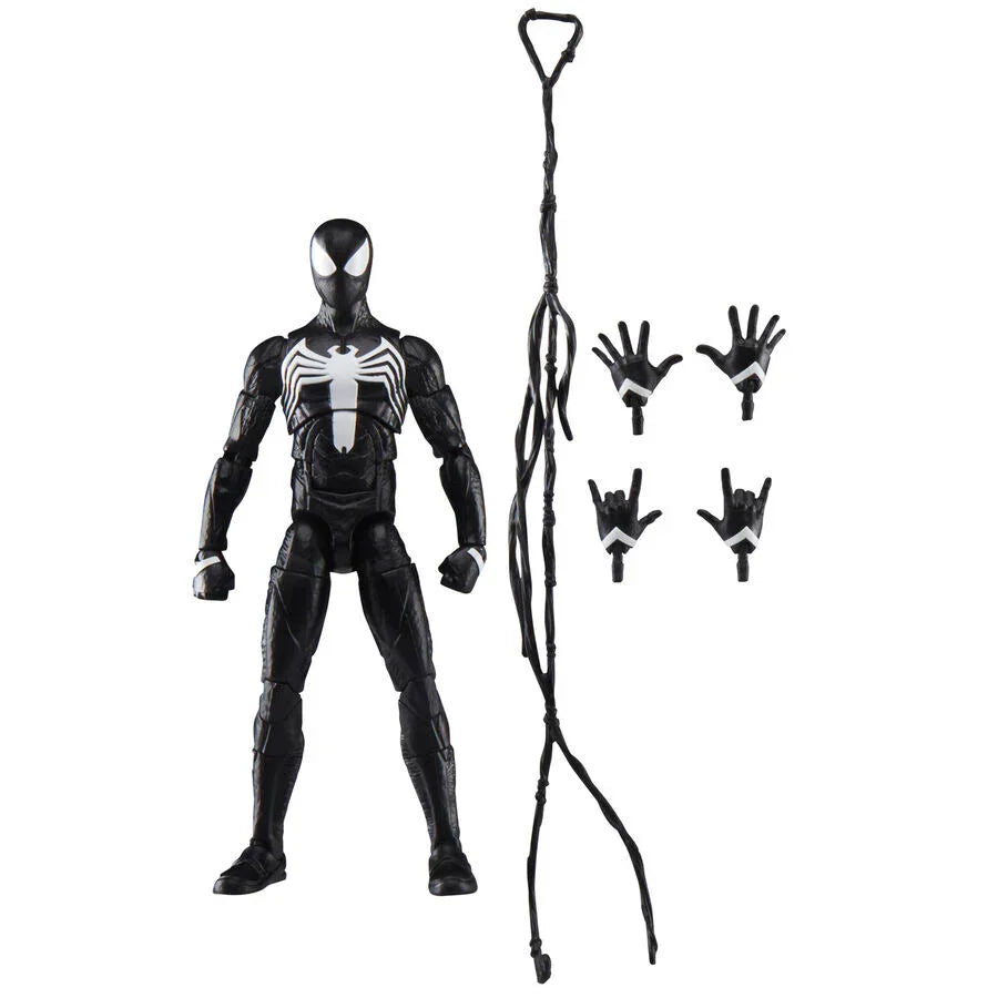 Marvel Legends Spider-Man Peter Parker Black Suit Figura da Collezione 15cm - Nerdscape Nerdscape