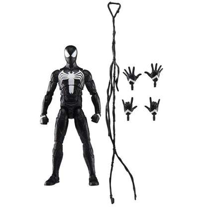 Marvel Legends Spider-Man Peter Parker Black Suit Figura da Collezione 15cm - Nerdscape Nerdscape