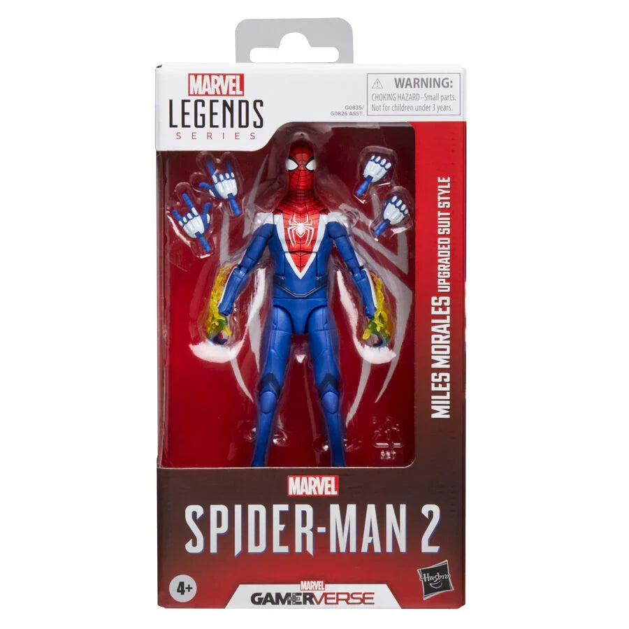 Marvel Legends Spider-Man Miles Morales Upgraded Suit Figura da Collezione 15cm - Nerdscape Nerdscape