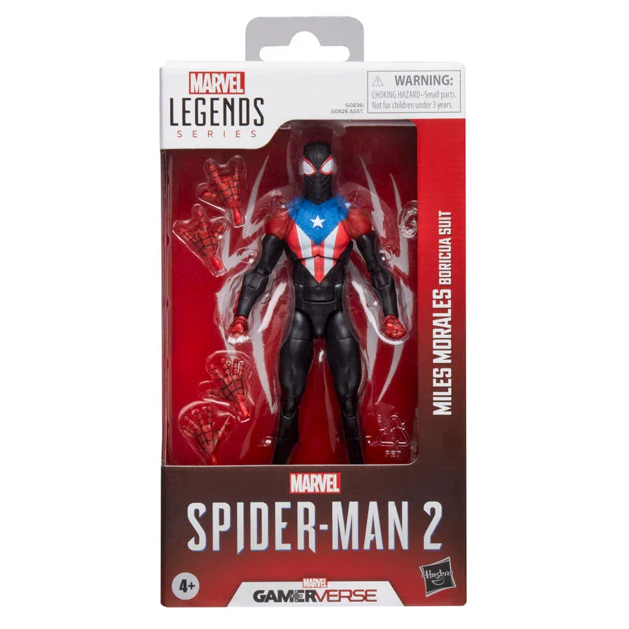 Marvel Legends Spider-Man Miles Morales Boricua Suit - Figura da Collezione 15cm - Nerdscape Nerdscape