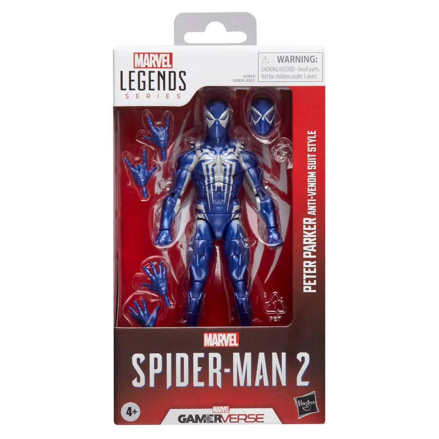 Marvel Legends Spider-Man Peter Parker Anti-Venom Suit Figura da Collezione 15cm - Nerdscape Nerdscape