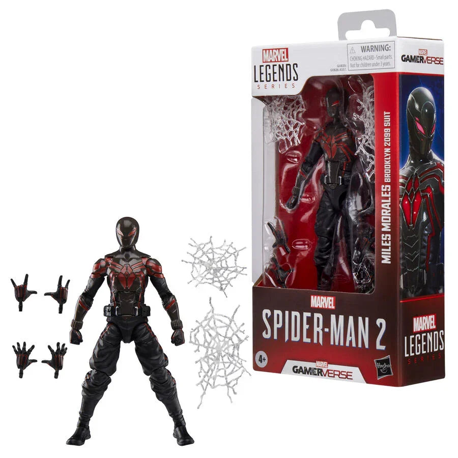 Marvel Legends Spider-Man Miles Morales Brooklyn 2099 Figura da Collezione - Nerdscape Nerdscape