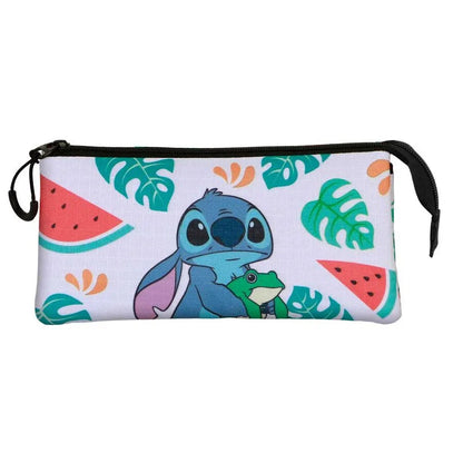 Disney Stitch Frog triple pencil case Nerdscape