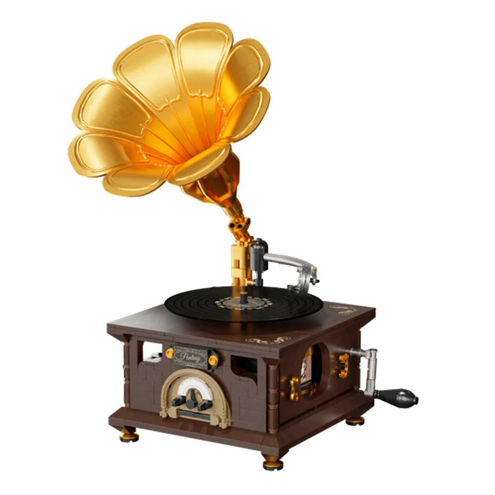 Joyside Retro Phonograph Construction Kit 646pcs Nerdscape