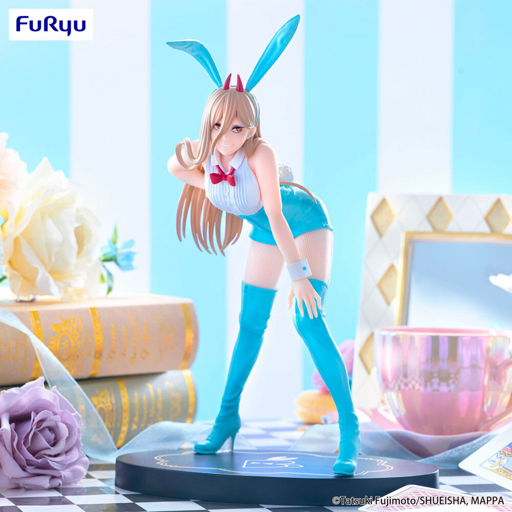 Chainsaw Man Power Light Blue Color Bicute Bunnies figure 25cm Nerdscape