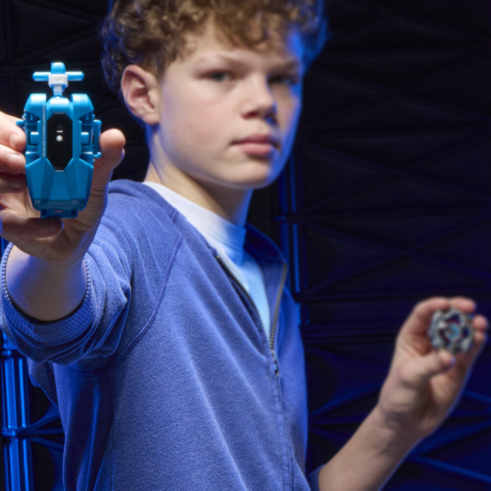 Beyblade X Cobalt Dragoon 2-60C Premium set launcher with rope and top Nerdscape