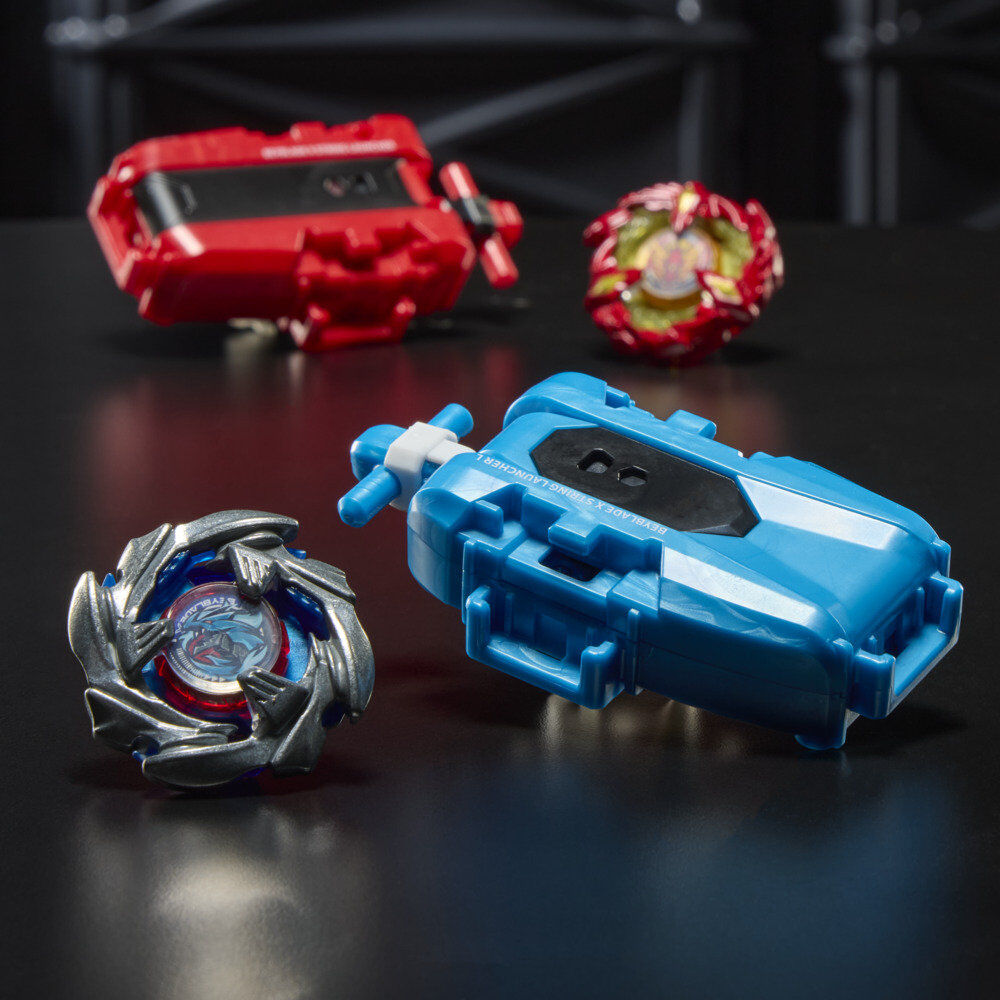 Beyblade X Cobalt Dragoon 2-60C Premium set launcher with rope and top Nerdscape