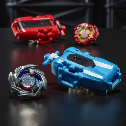 Beyblade X Cobalt Dragoon 2-60C Premium set launcher with rope and top Nerdscape