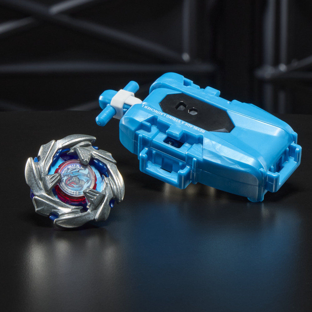 Beyblade X Cobalt Dragoon 2-60C Premium set launcher with rope and top Nerdscape