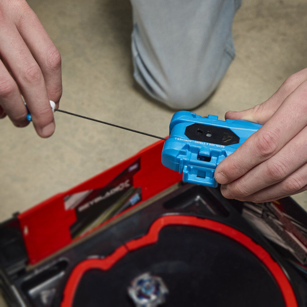Beyblade X Cobalt Dragoon 2-60C Premium set launcher with rope and top Nerdscape