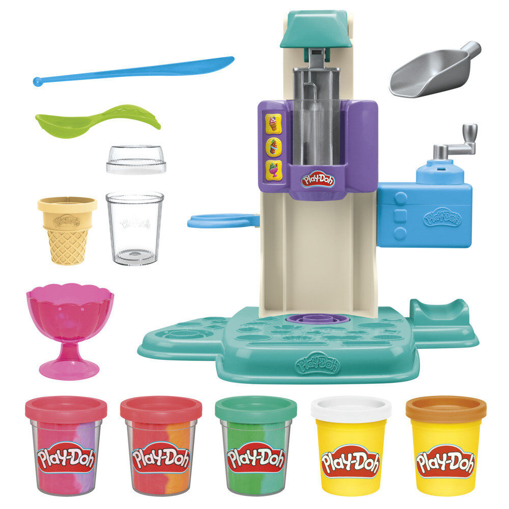 Play-Doh Multicoloured ice cream parlour Nerdscape