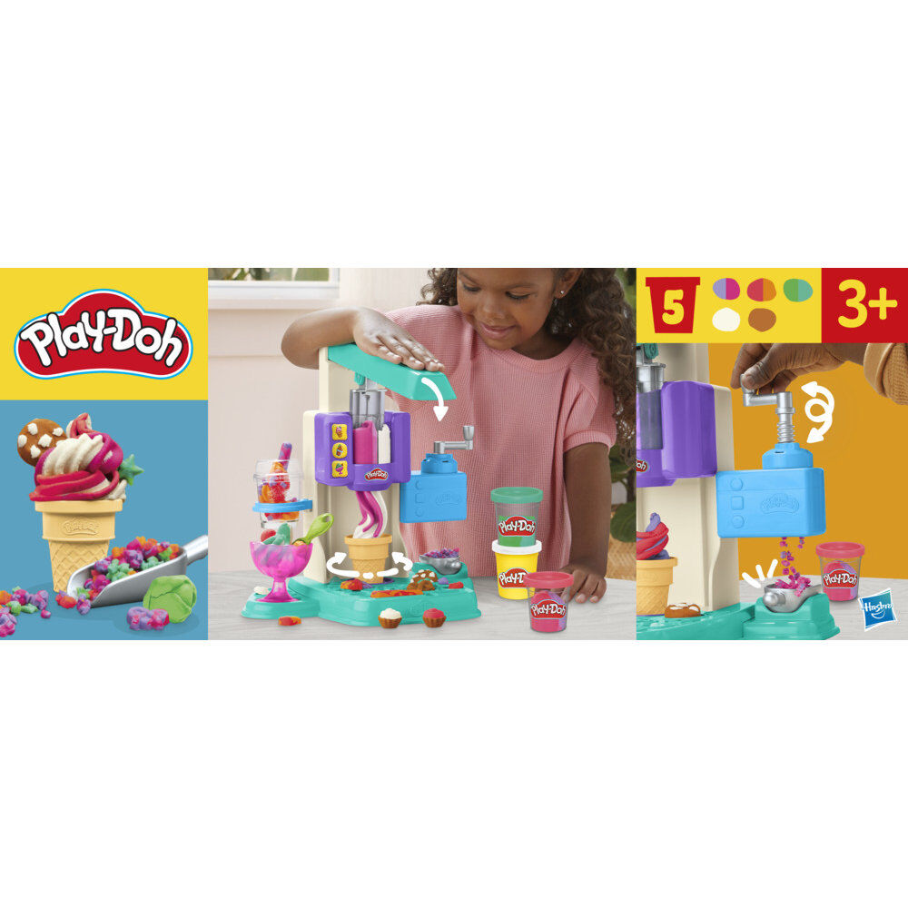 Play-Doh Multicoloured ice cream parlour Nerdscape