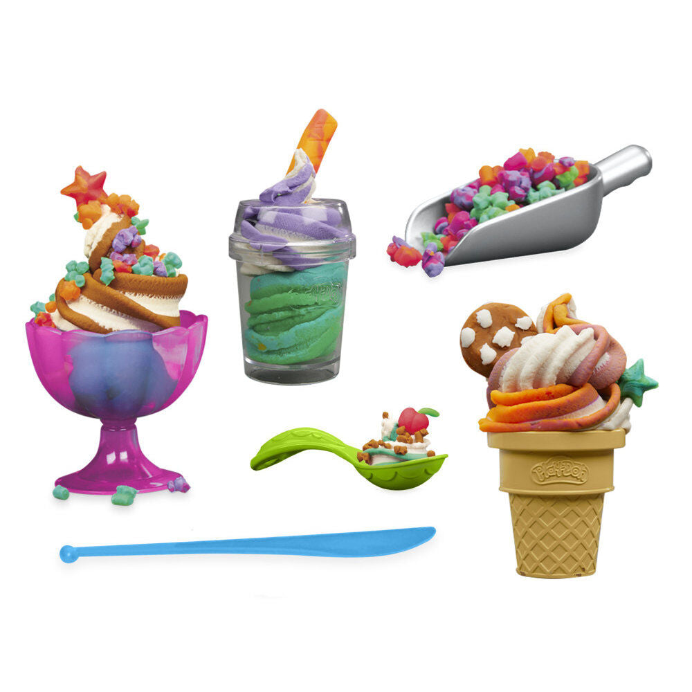 Play-Doh Multicoloured ice cream parlour Nerdscape