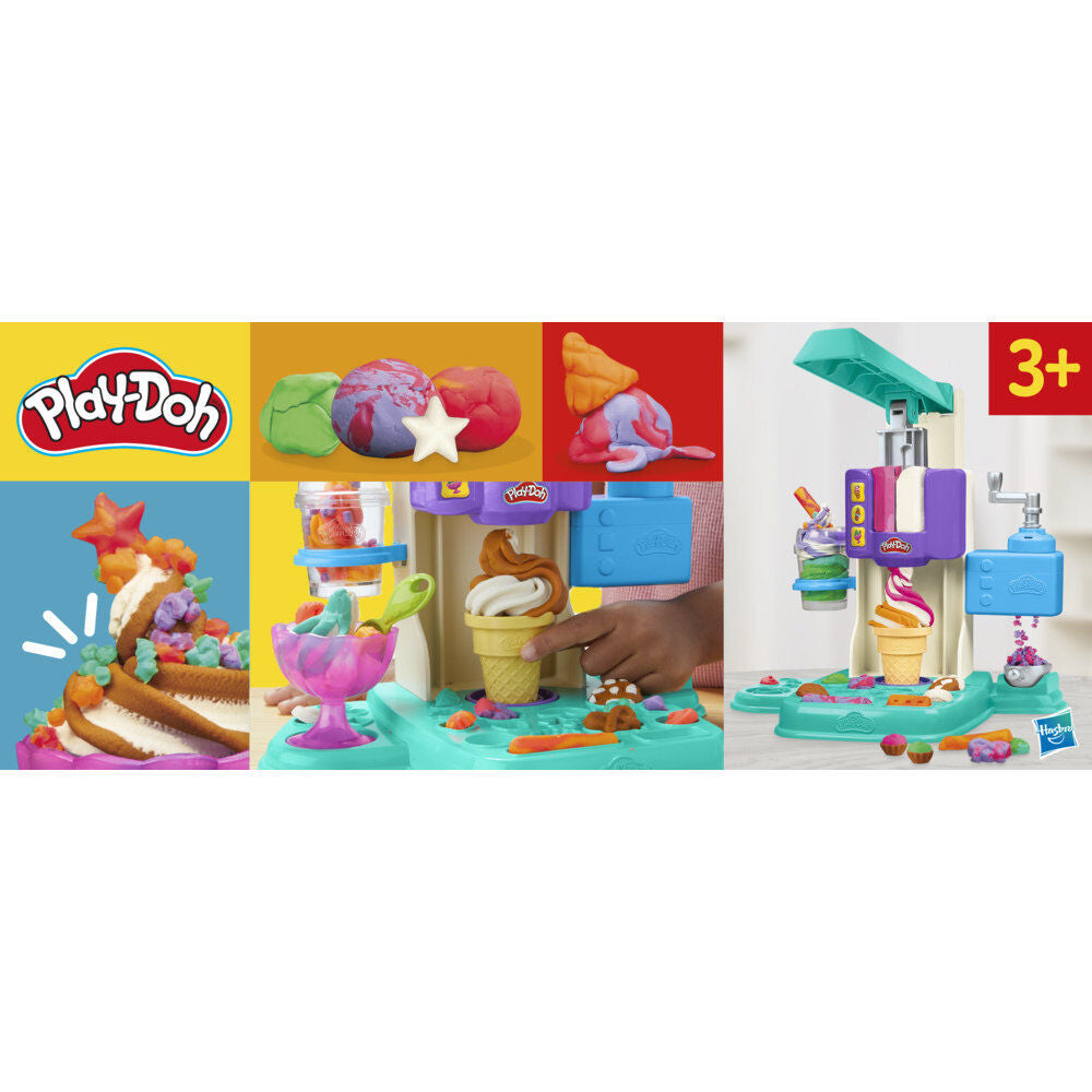 Play-Doh Multicoloured ice cream parlour Nerdscape
