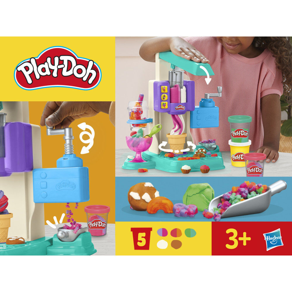 Play-Doh Multicoloured ice cream parlour Nerdscape