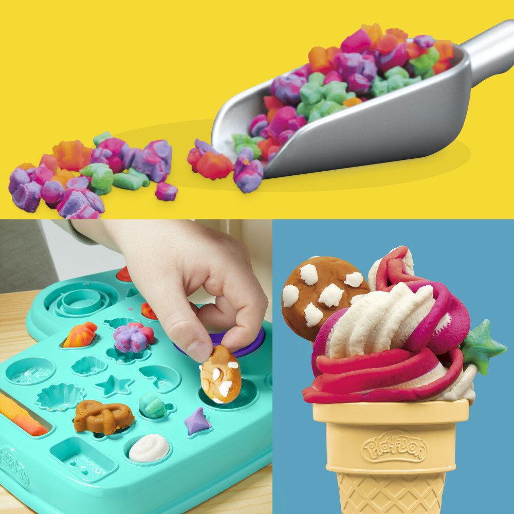 Play-Doh Multicoloured ice cream parlour Nerdscape