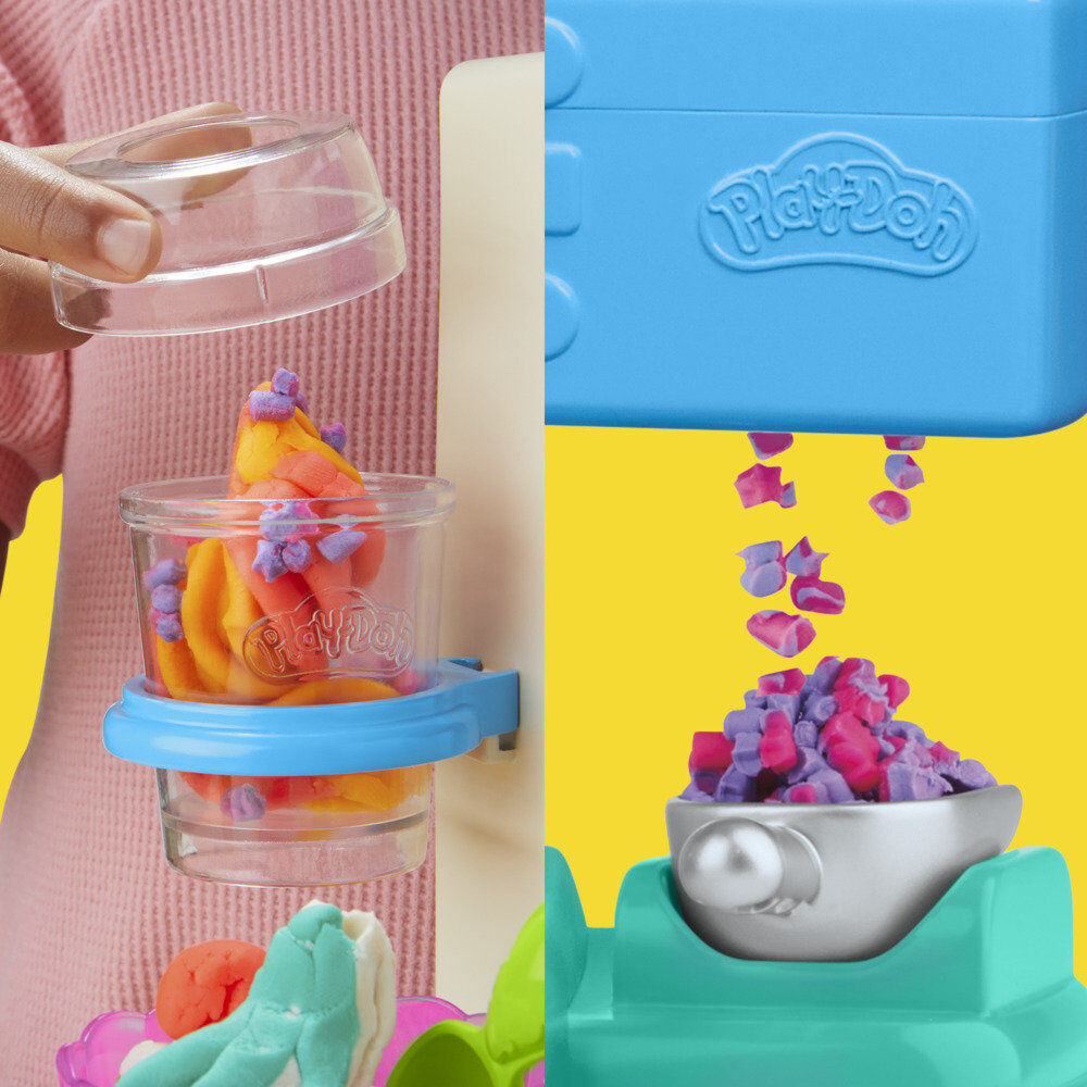 Play-Doh Multicoloured ice cream parlour Nerdscape