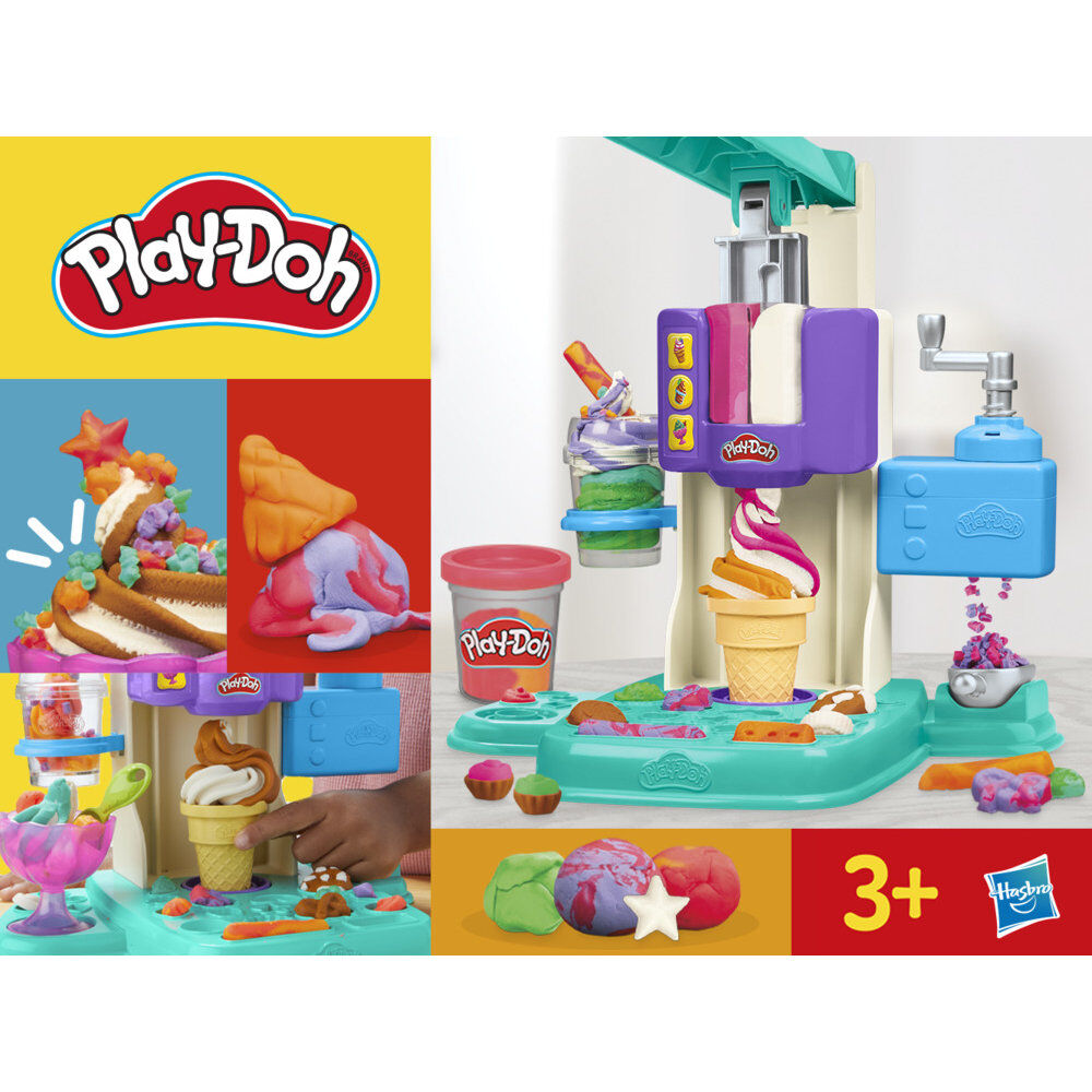 Play-Doh Multicoloured ice cream parlour Nerdscape