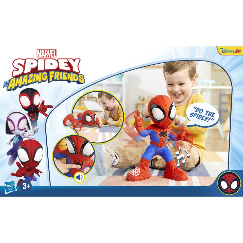 Marvel Spidey and His Amazing Friends Spidey Dances and Crawls plush doll - Nerdscape