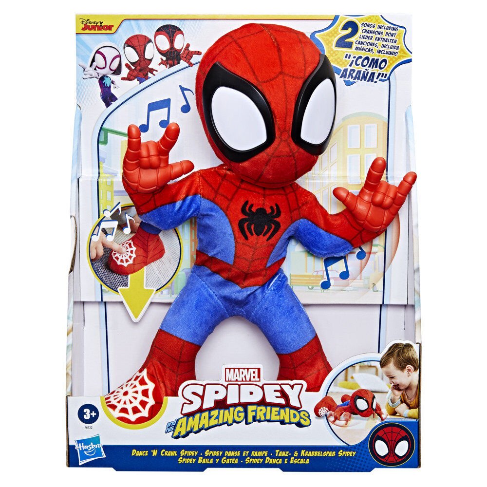 Marvel Spidey and His Amazing Friends Spidey Dances and Crawls plush doll - Nerdscape