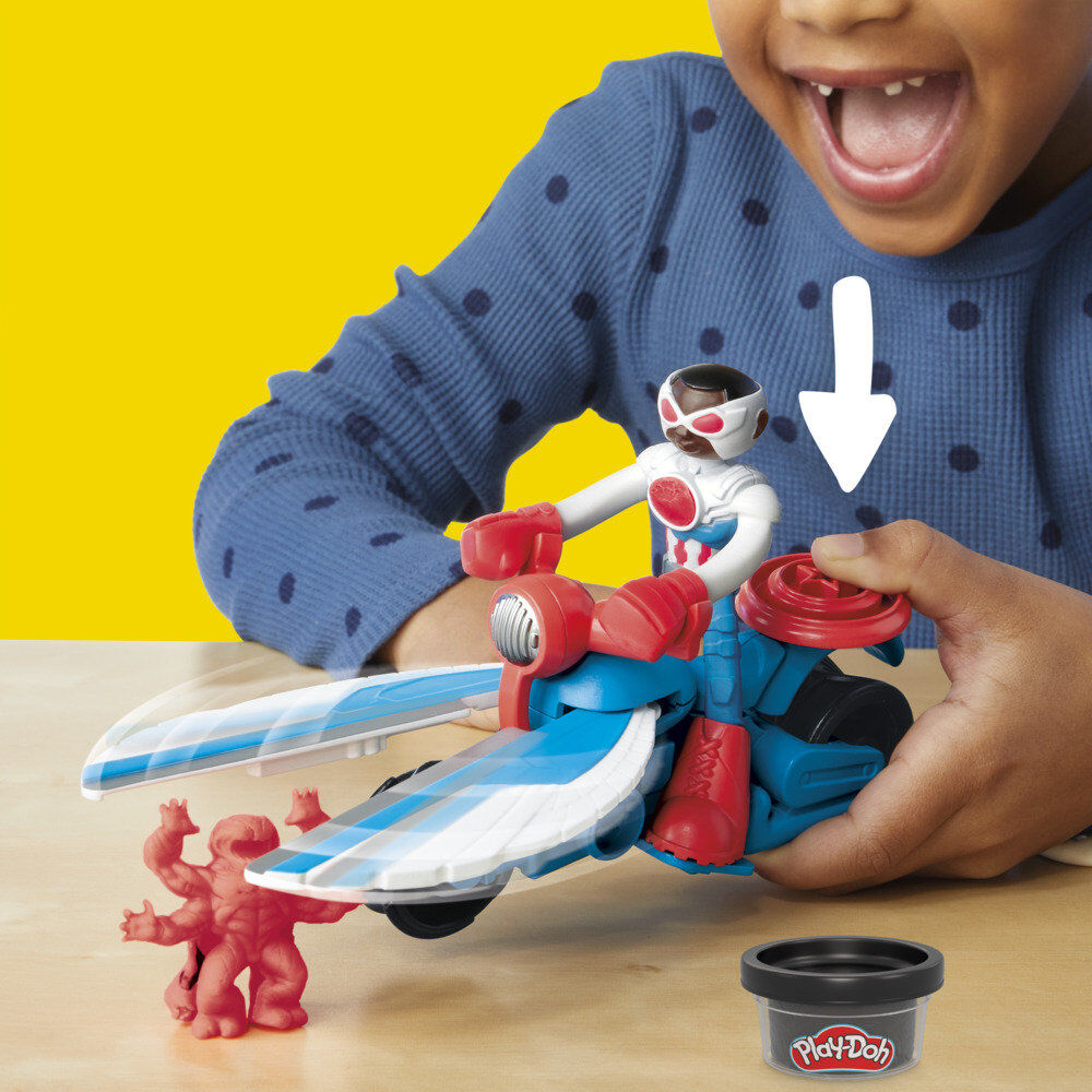 Play-Doh Marvel Captain America Motor mower Nerdscape
