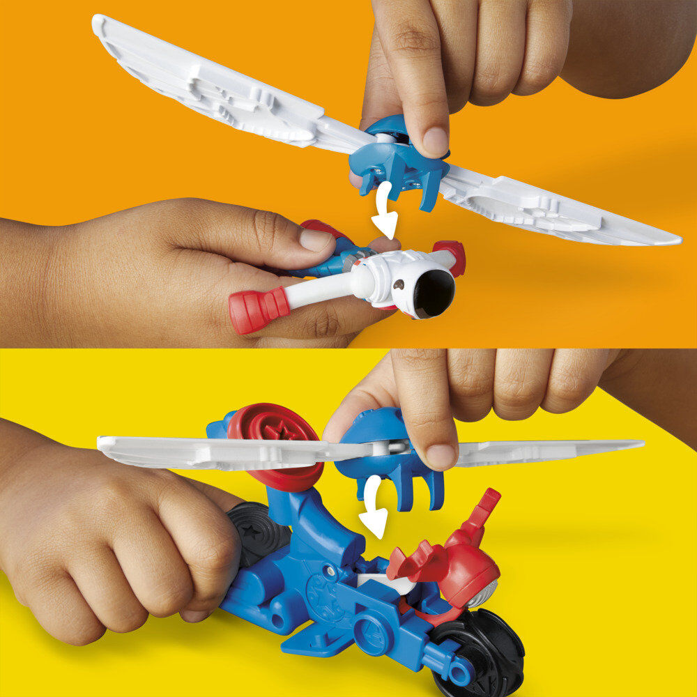 Play-Doh Marvel Captain America Motor mower Nerdscape