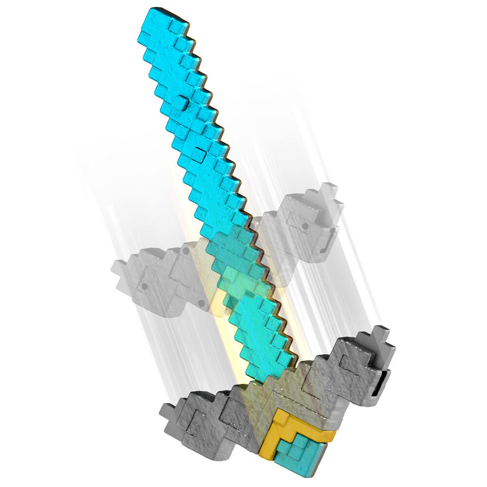 Minecraft The Movie Transformable Sword Pickaxe Nerdscape