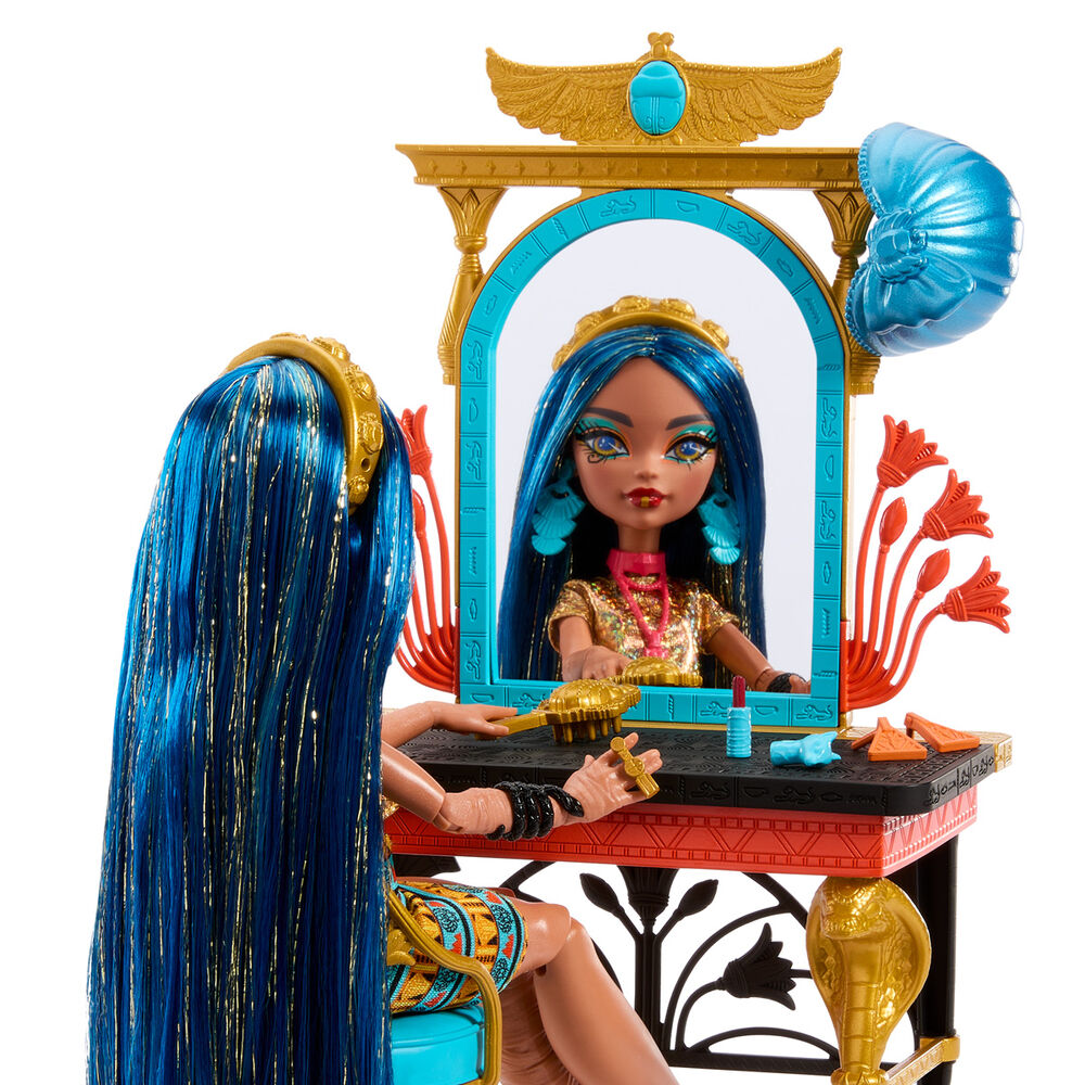 Monster High Cleo de Nile with dressing table doll Nerdscape