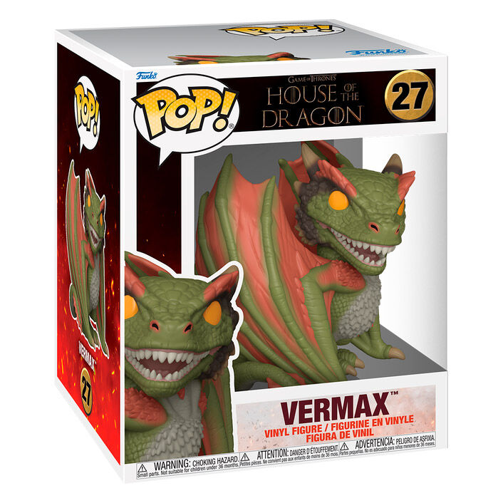 Funko Pop! House of the Dragon Vermax 13cm - Figura da Collezione Vinyl Nerdscape