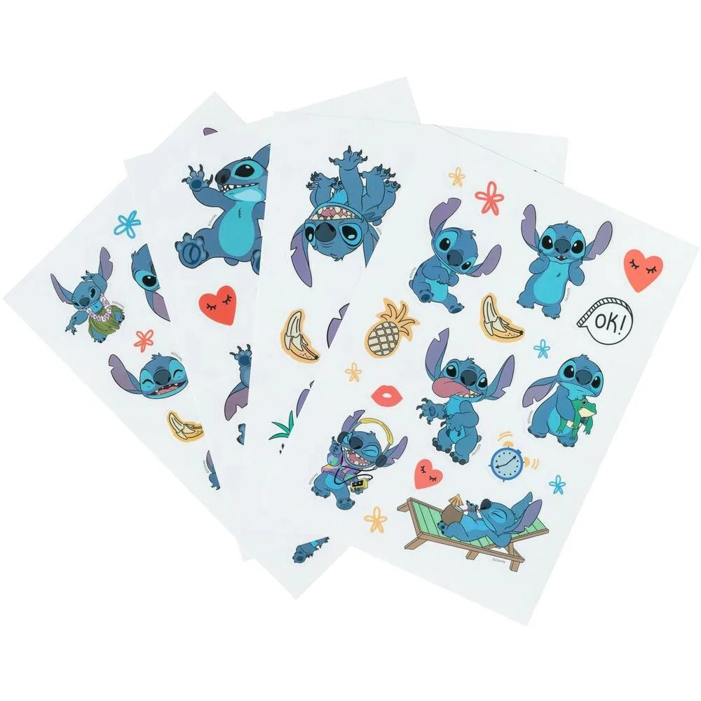Nerdscape Adesivi Riutilizzabili Stitch Disney – Set Impermeabile e Colorato Nerdscape