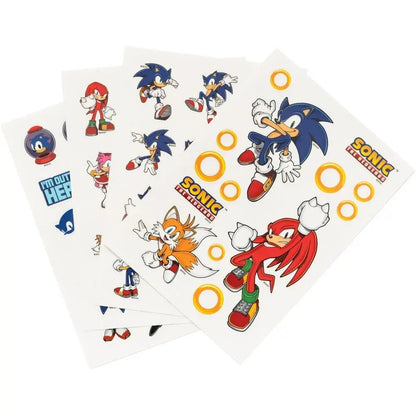Sonic The Hedgehog reusable sticker set Nerdscape