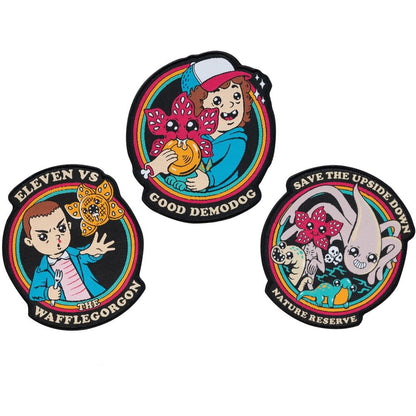 Funko Pop! Stranger Things 3 Set Patch - 3 Toppe da Collezione Nerdscape Nerdscape