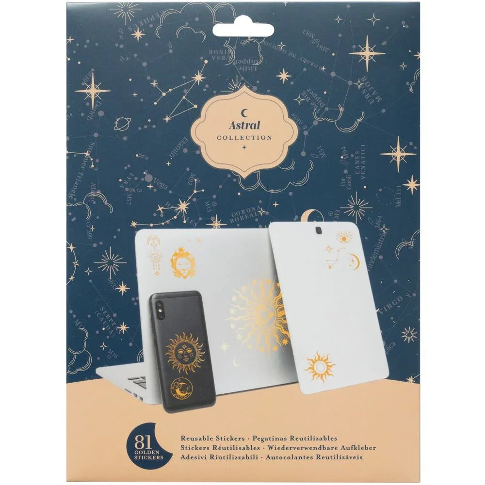 Astral reusable sticker set Nerdscape