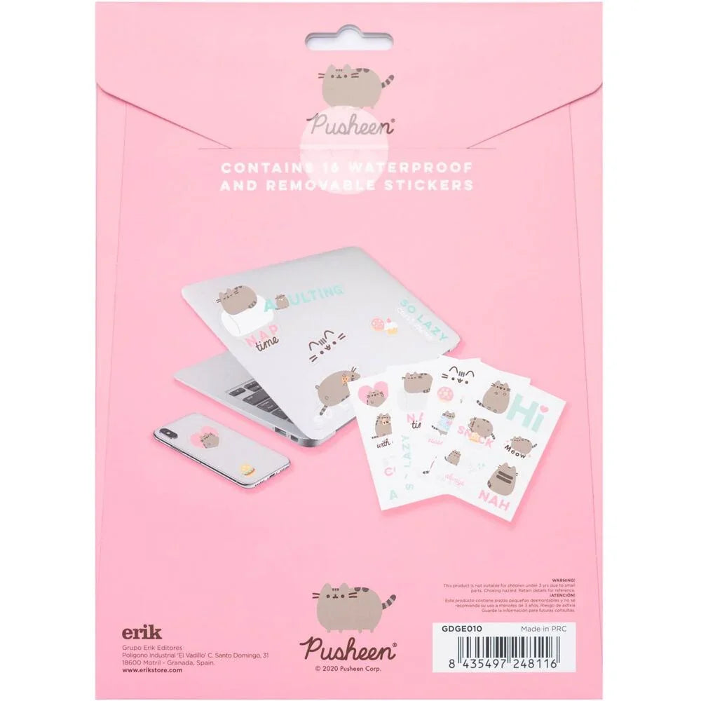 Funko Pop! Pusheen Set Adesivi Riutilizzabili Waterproof - Nerdscape Nerdscape